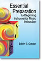 Essential Preparation for Beginning Instrumental Music Instruction book cover